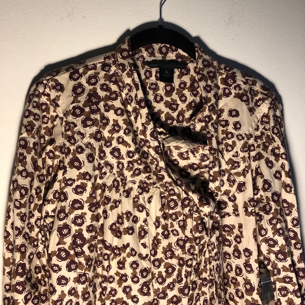 Marc by Marc Jacobs | NWT Abstract floral blouse - Picture 2 of 6